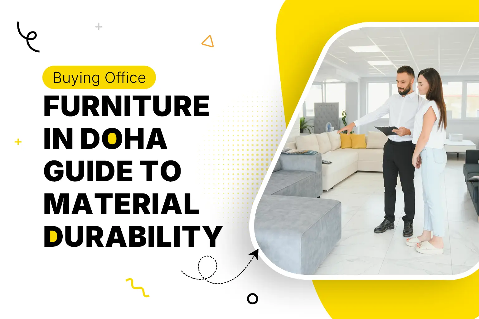 **Alt Tag (100 characters):** Buying office furniture in Doha: a guide to durable materials for modern workplace design and comfort