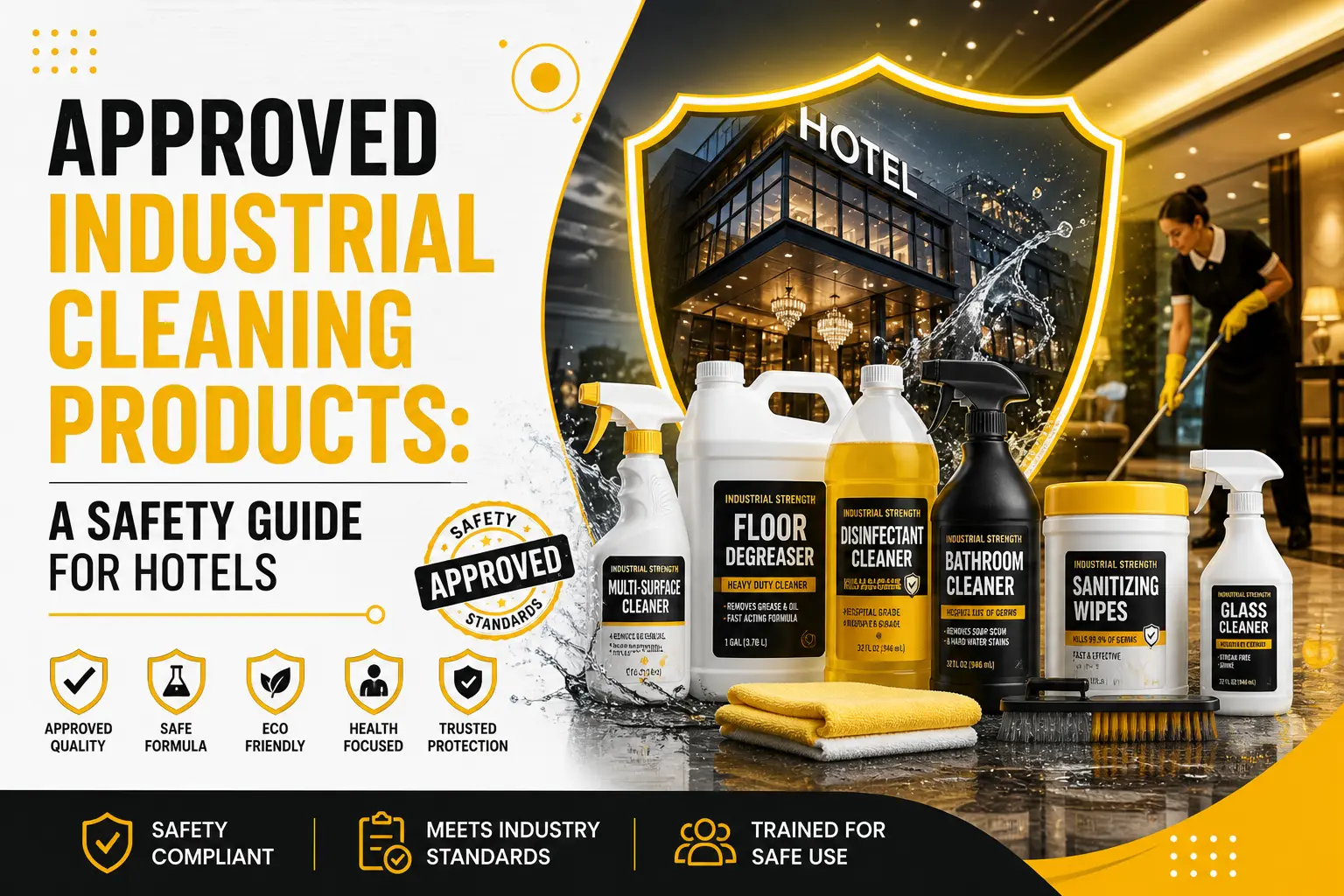 Approved Industrial Cleaning Products: A Safety Guide for Hotels