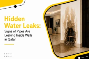 Hidden Water Leaks: Signs of Pipe Leaks Inside Walls Qatar