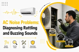 AC noise problems: Diagnosing Rattling and Buzzing Sounds