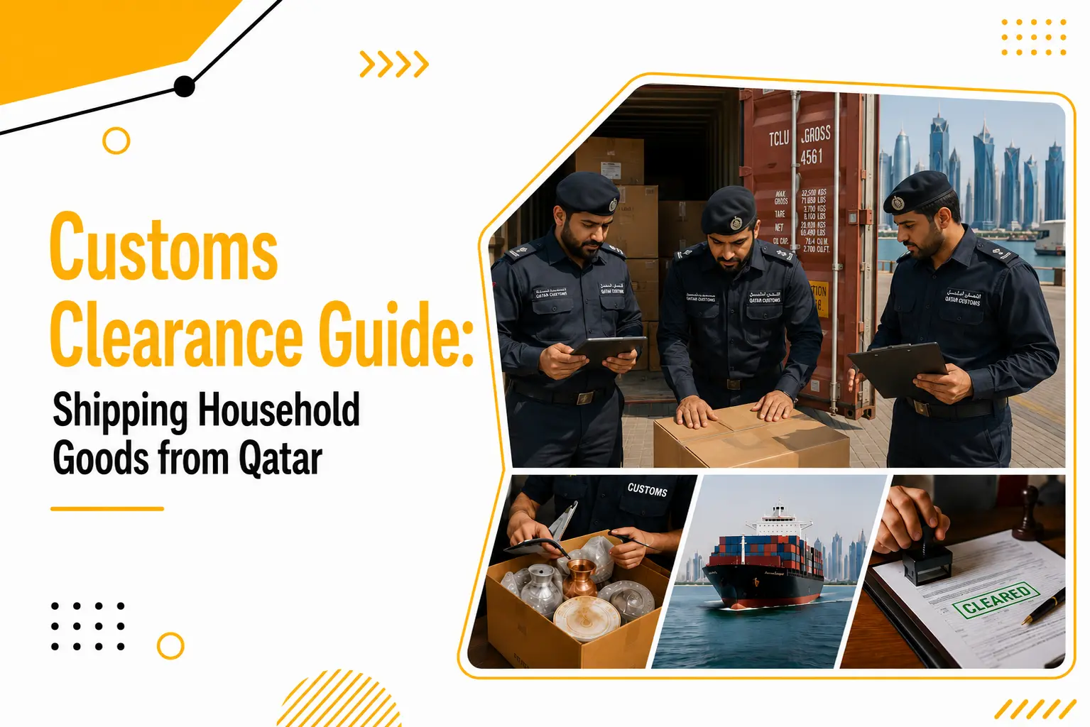 Customs Clearance Guide for Shipping Goods from Qatar