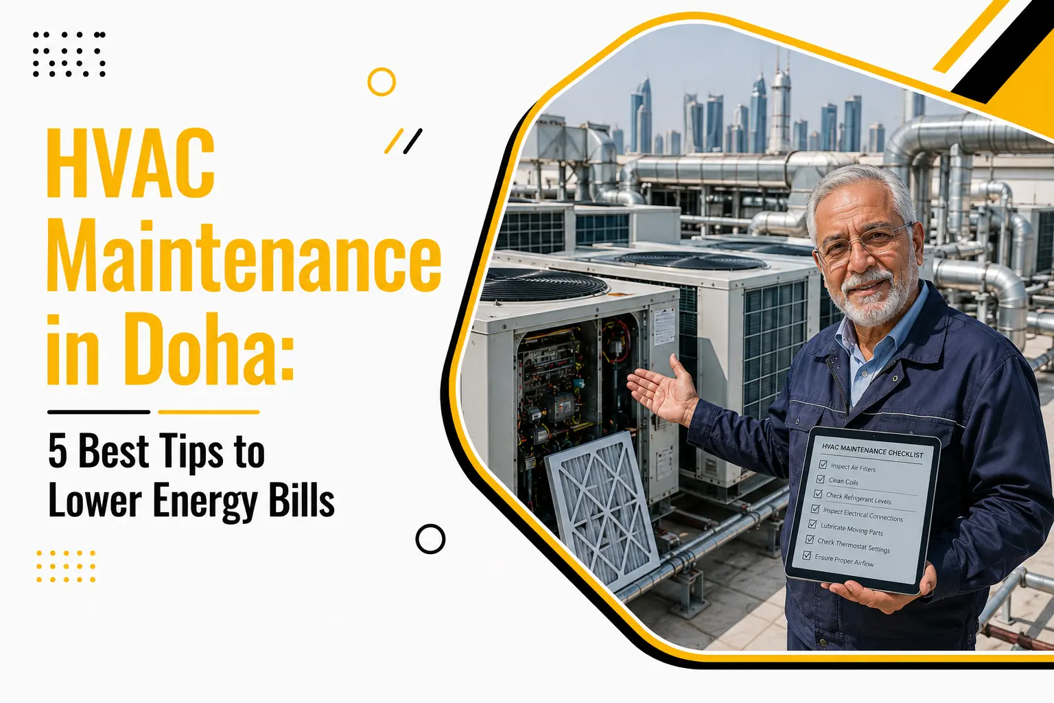 HVAC Maintenance in Doha: 5 Best Tips to Lower Energy Bills