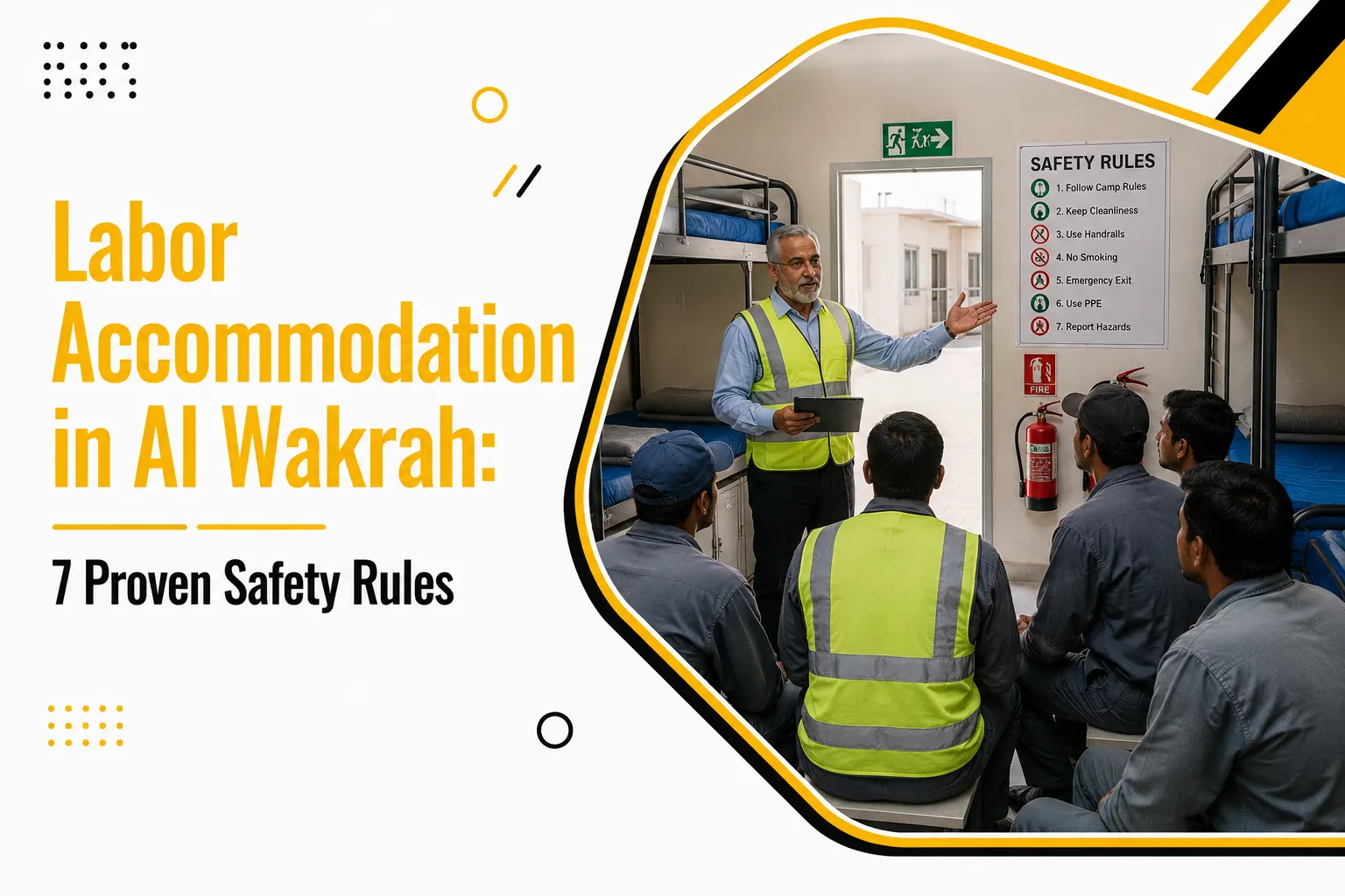 Labor Accommodation in Al Wakrah: 7 Proven Safety Rules