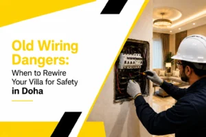 Old Wiring Dangers: When to Rewire Your Villa in Doha
