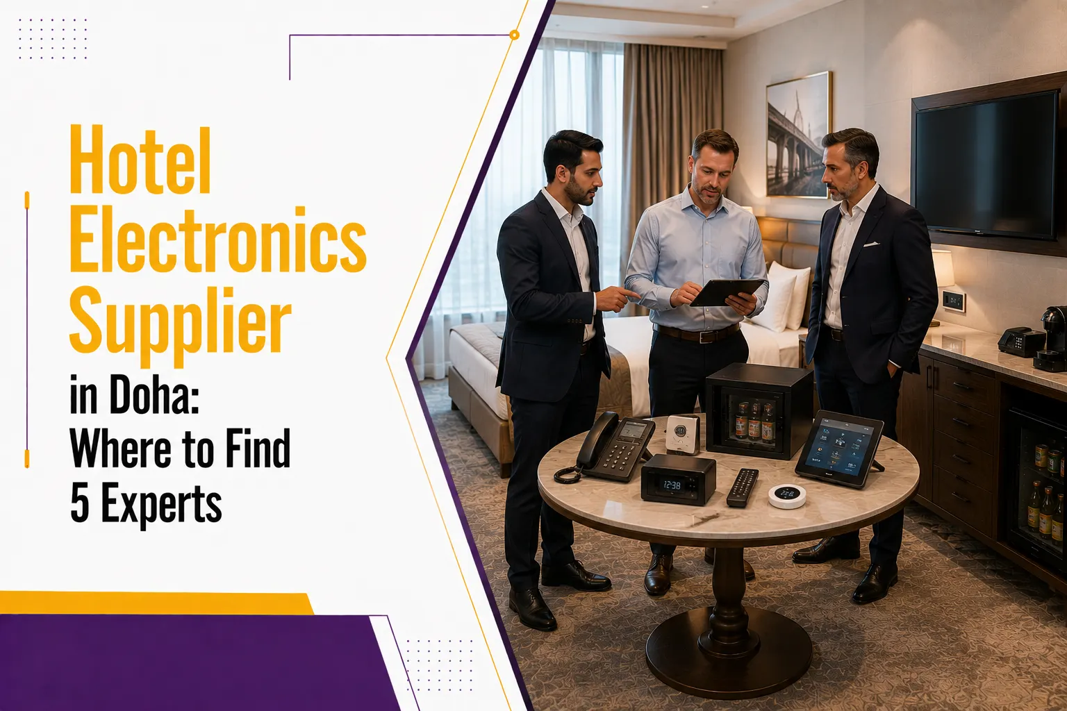 Hotel Electronics Supplier: Where to Find 5 Experts in Doha