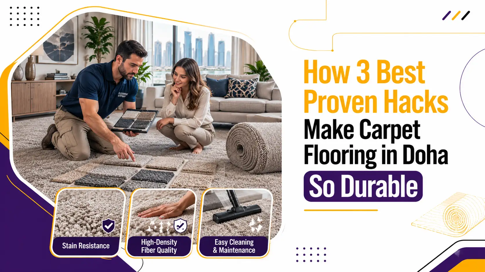 Carpet Flooring in Doha: 3 Proven Hacks for Lasting Durability