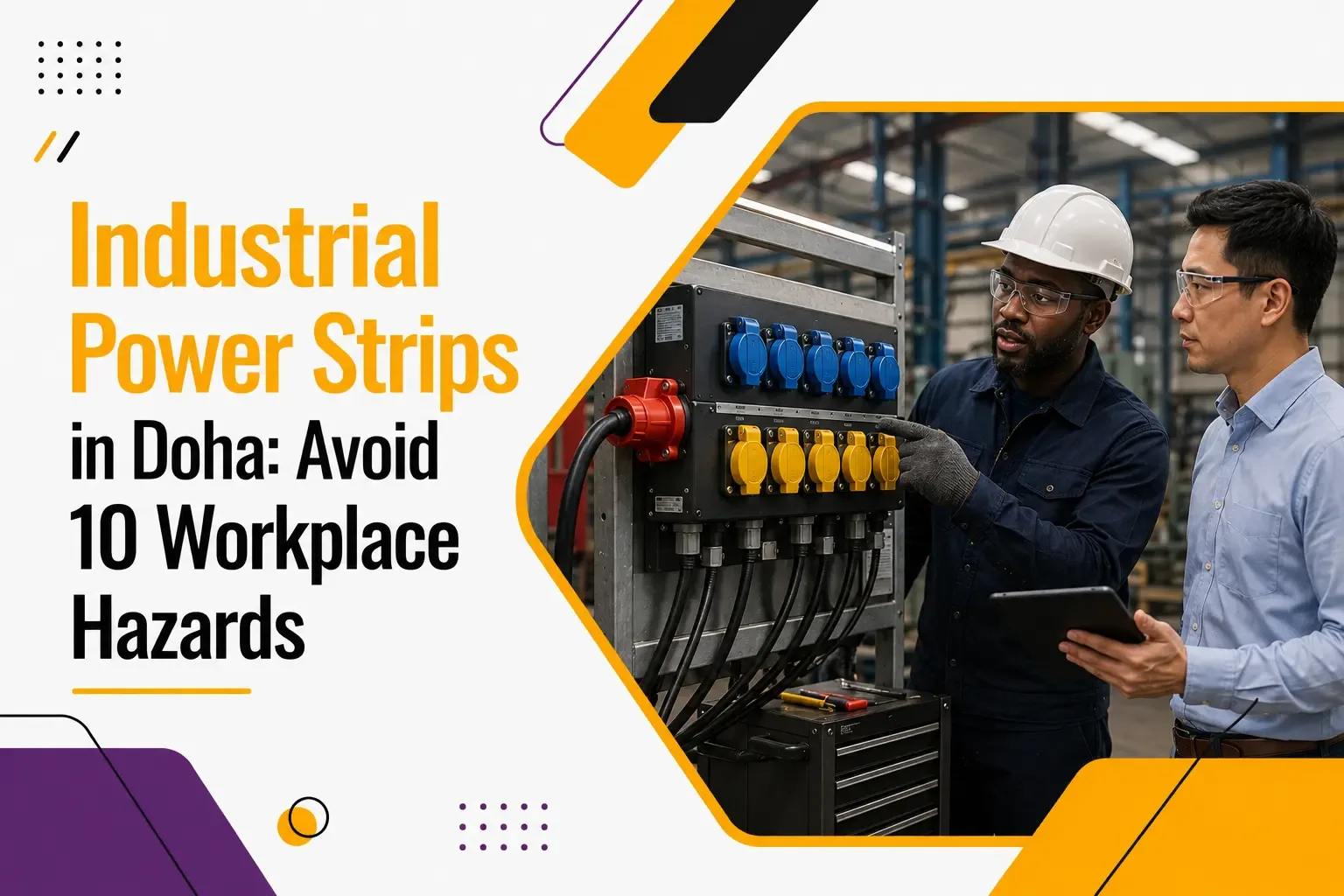 Industrial Power Strips in Doha: Avoid 10 Workplace Hazards