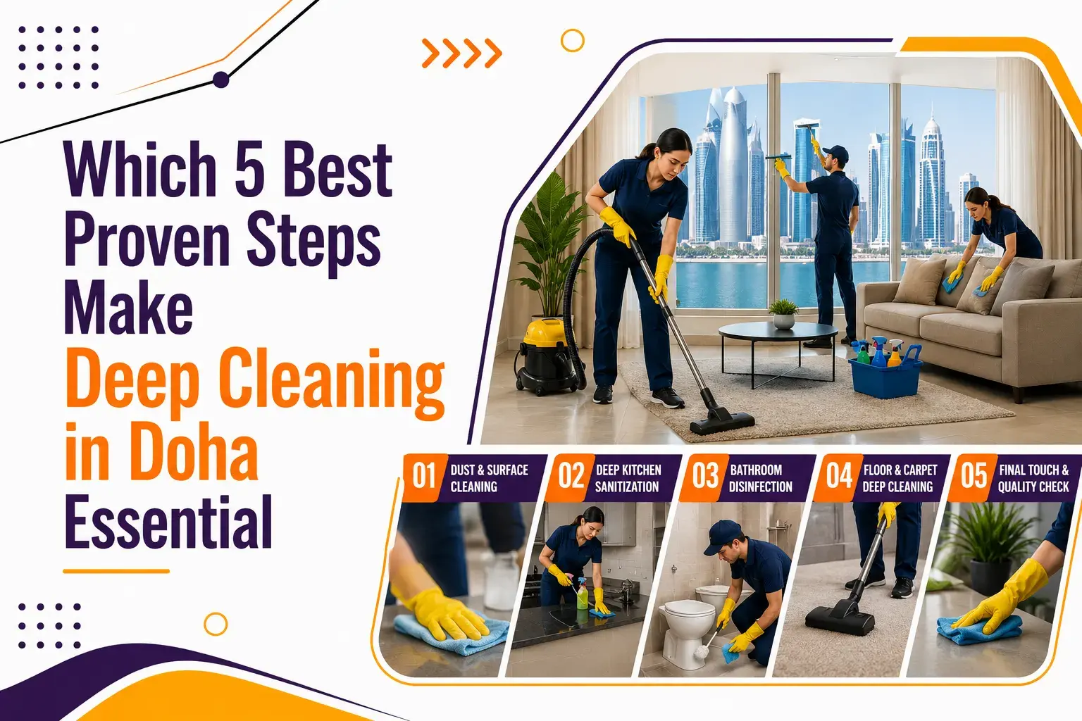 Deep Cleaning in Doha: 5 Proven Steps for a Healthier Space
