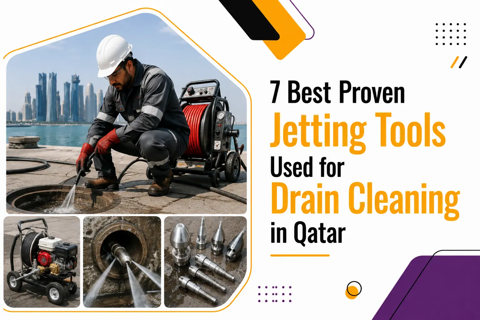 Drain Cleaning in Qatar: 7 Best Proven Jetting Tools