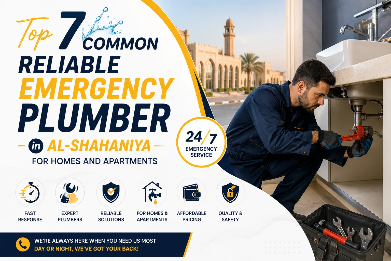 Reliable Emergency Plumber in Al-Shahaniya: Top 7 Tips