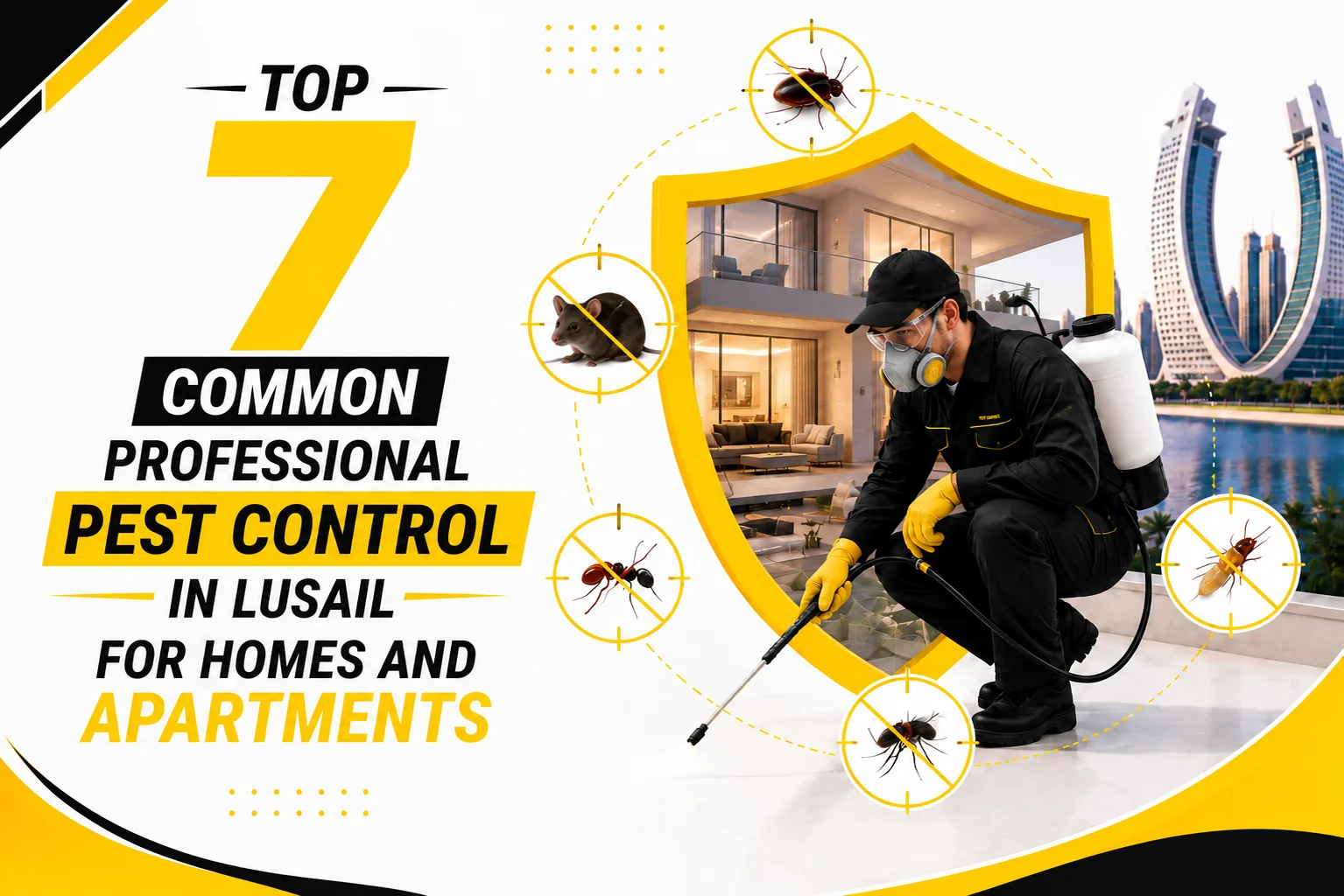 Emergency Pest Control in Doha: 7 Common Pest Emergencies