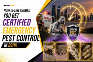 Certified Emergency Pest Control in Doha: How Often?
