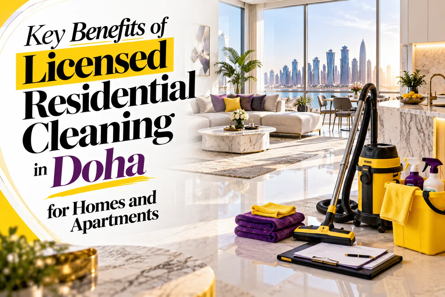 Benefits of Licensed Residential Cleaning in Doha