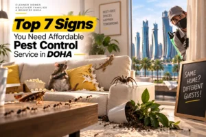 Affordable Pest Control Services in Doha | 7 Warning Signs