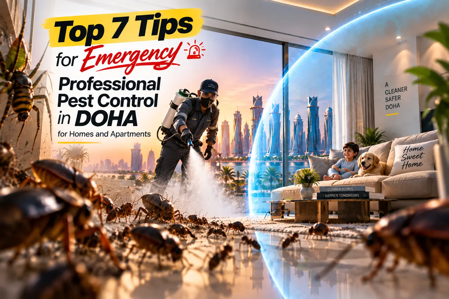Emergency Professional Pest Control in Doha | 7 Tips