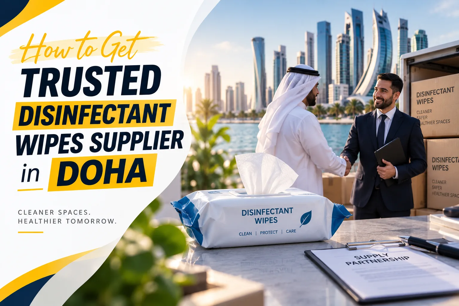 Trusted Disinfectant Wipes Supplier in Doha | Buy Now